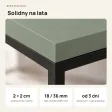 Stolik kawowy metalowy - Dymiona Zieleń