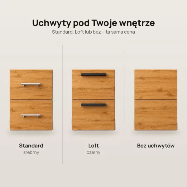Biurko lekarskie narożne z szufladami - Czarny / Dąb Złoty