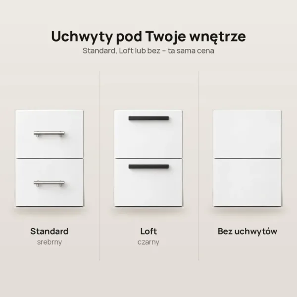Biurko lekarskie narożne z szufladami - Czarny / Biały