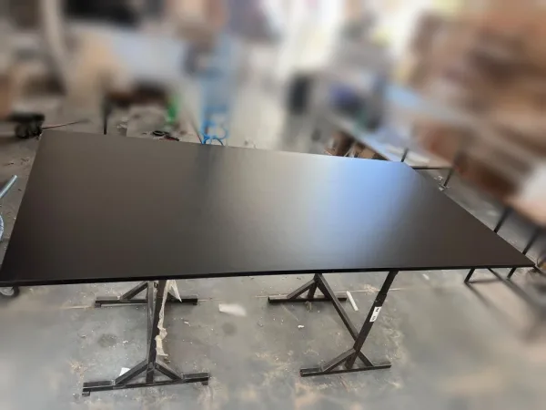 OUTLET Blat Czarny 200×100 cm, 18 mm (zwrot z transportu – możliwe uszkodzenia)