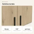 Nadstawka do szafy Kamil - Dąb Cremona