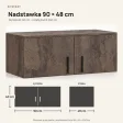 Nadstawka do szafy Kamil - Beton Rdzawy