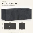 Nadstawka do szafy Kamil - Beton Czarny