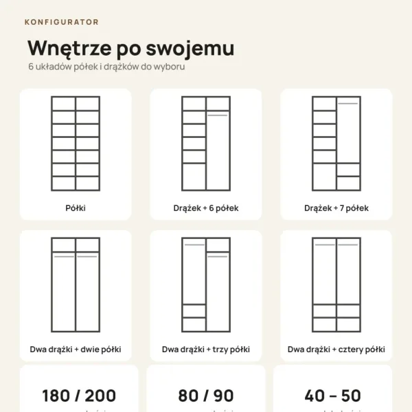 Szafa podwójna - Dąb Wotan