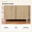 Szafa podwójna - Dąb Cremona