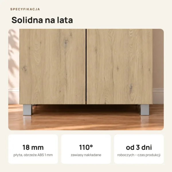 Szafa podwójna - Dąb Cremona