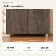 Szafa podwójna - Beton Rdzawy