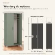 Szafa podwójna - Dymiona Zieleń