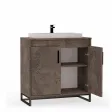 Szafka pod umywalkę - Beton rdzawy