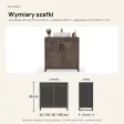 Szafka pod umywalkę - Beton rdzawy