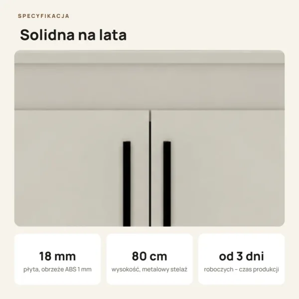 Szafka pod umywalkę - Kaszmir