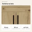 Szafka pod umywalkę - Dąb Evoke