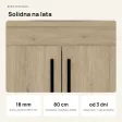 Szafka pod umywalkę - Dąb Cremona
