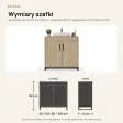 Szafka pod umywalkę - Dąb Cremona