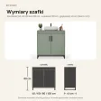 Szafka pod umywalkę - Dymiona Zieleń