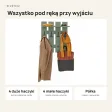 Wieszak ażurowy - Dymiona Zieleń - Na ubrania