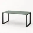Stół kuchenny z metalowymi nogami - Dymiona Zieleń