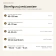 Stolik metalowy podwójny Czarny / Biały - kolekcja Metalove
