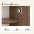 Szafa biurowa na segregatory - Beton Rdzawy