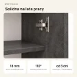 Szafa biurowa na segregatory - Beton Czarny