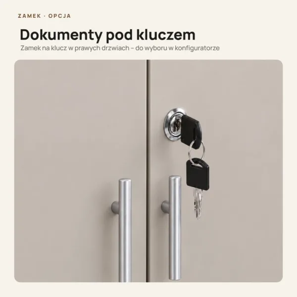 Szafa biurowa na segregatory - Kaszmir