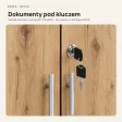 Szafa biurowa na segregatory - Dąb Evoke