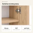 Szafa biurowa na segregatory - Dąb Cremona