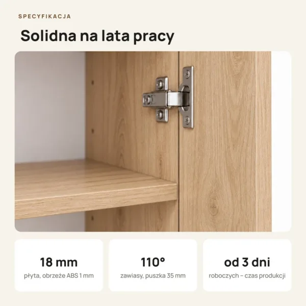 Szafa biurowa na segregatory - Dąb Cremona
