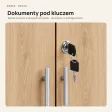 Szafa biurowa na segregatory - Dąb Cremona