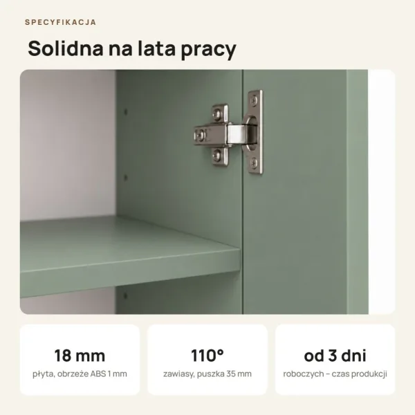 Szafa biurowa na segregatory - Dymiona Zieleń