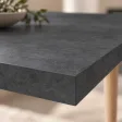 Stół kuchenny z nogami bukowymi - Beton Czarny