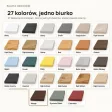 Biurko z elektryczną regulacją wysokości - Wenge