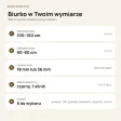 Biurko z elektryczną regulacją wysokości - Czerwony