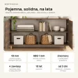 Komoda skandynawska Beton Rdzawy - Kolekcja SCANDI