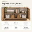 Komoda skandynawska Dąb Evoke - Kolekcja SCANDI