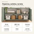 Komoda skandynawska Dymiona Zieleń - Kolekcja SCANDI