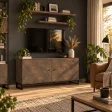 Komoda metalowa Beton Rdzawy - kolekcja Metalove