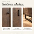 Komoda metalowa Beton Rdzawy - kolekcja Metalove