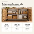 Komoda metalowa Dąb Evoke - kolekcja Metalove