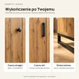Komoda metalowa Dąb Wotan - kolekcja Metalove