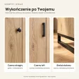 Komoda metalowa Dąb Cremona - kolekcja Metalove