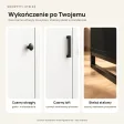 Komoda metalowa czarna/biała - kolekcja Metalove