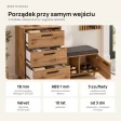 Komoda do przedpokoju z siedziskiem - Dąb Evoke