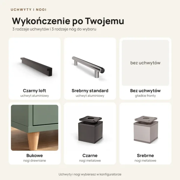 Komoda do przedpokoju z siedziskiem - Dymiona Zieleń