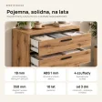 Komoda z szufladami Anna - Dąb Evoke