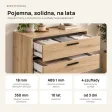 Komoda z szufladami Anna - Dąb Cremona