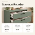 Komoda z szufladami Anna - Dymiona Zieleń