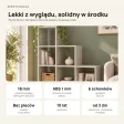 Regał skandynawski schodkowy Kaszmir - Kolekcja Scandi