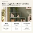 Regał skandynawski schodkowy Dymiona Zieleń - Kolekcja Scandi