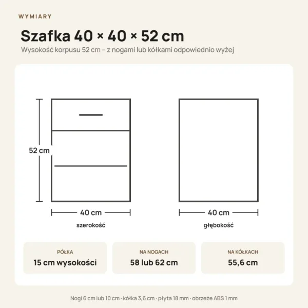 Szafka nocna - Kaszmir